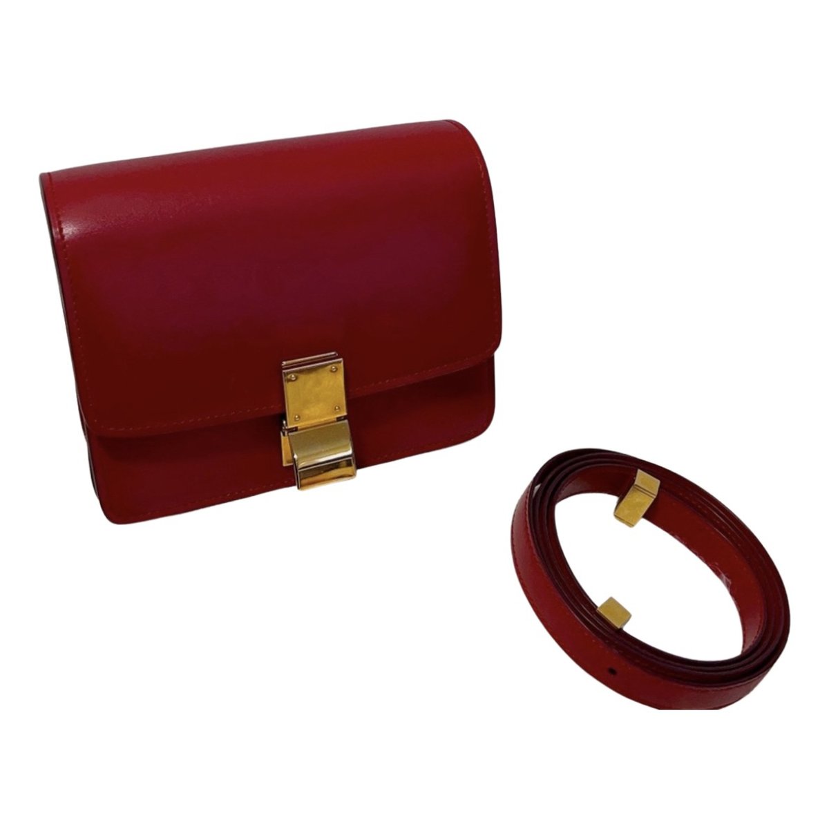 Classic leather crossbody bag