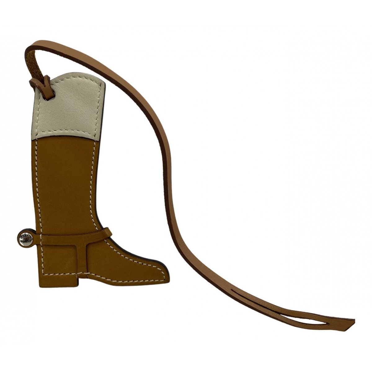 Paddock leather bag charm