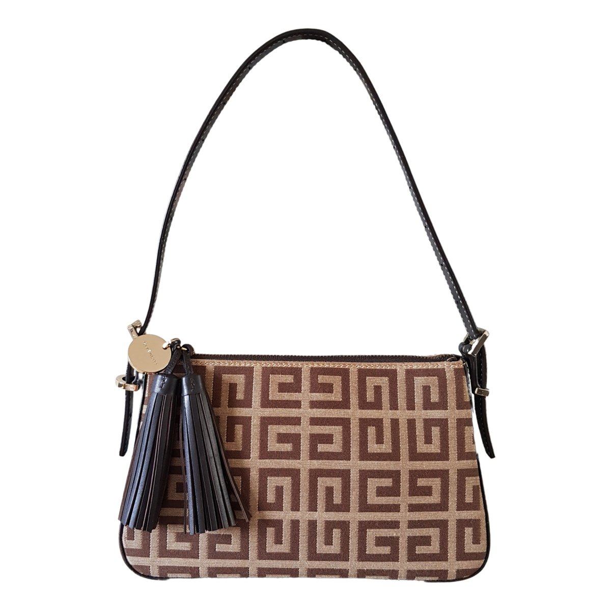 Emblem cloth handbag