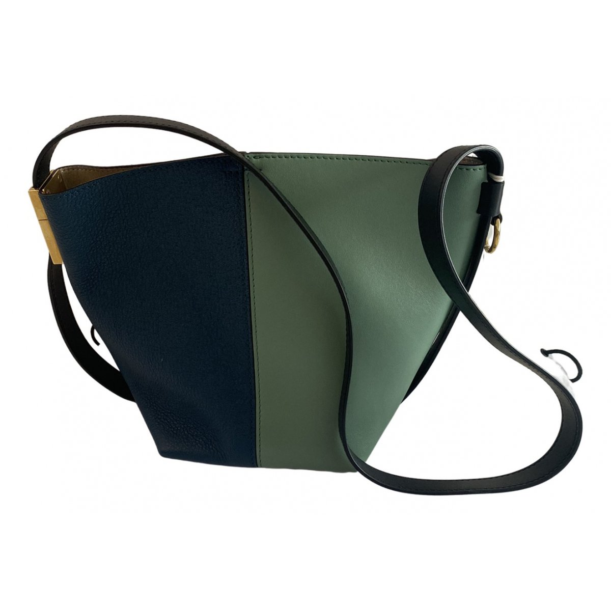 Seau GV Bucket leather handbag
