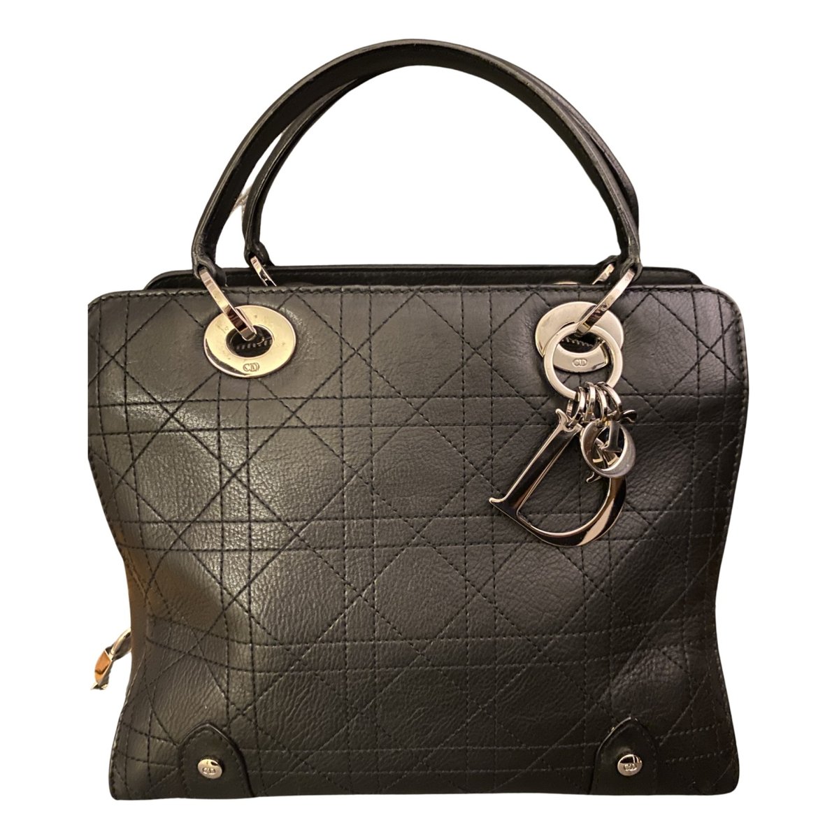 Lady Dior leather handbag