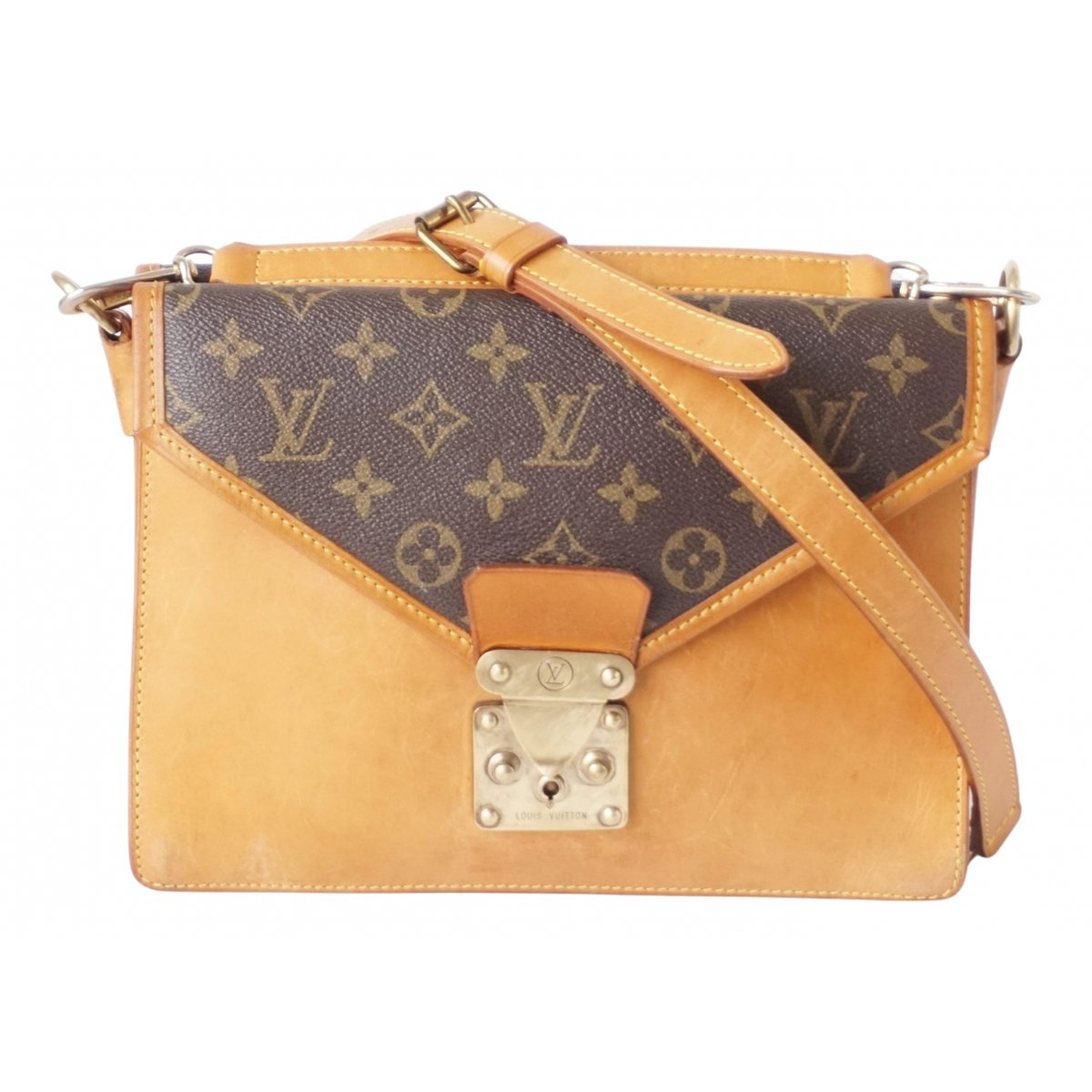 Biface leather satchel
