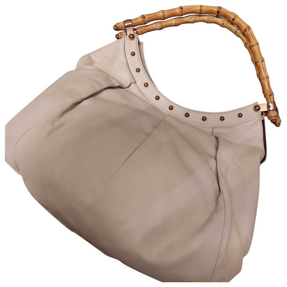 Vintage Bamboo Hobo leather handbag