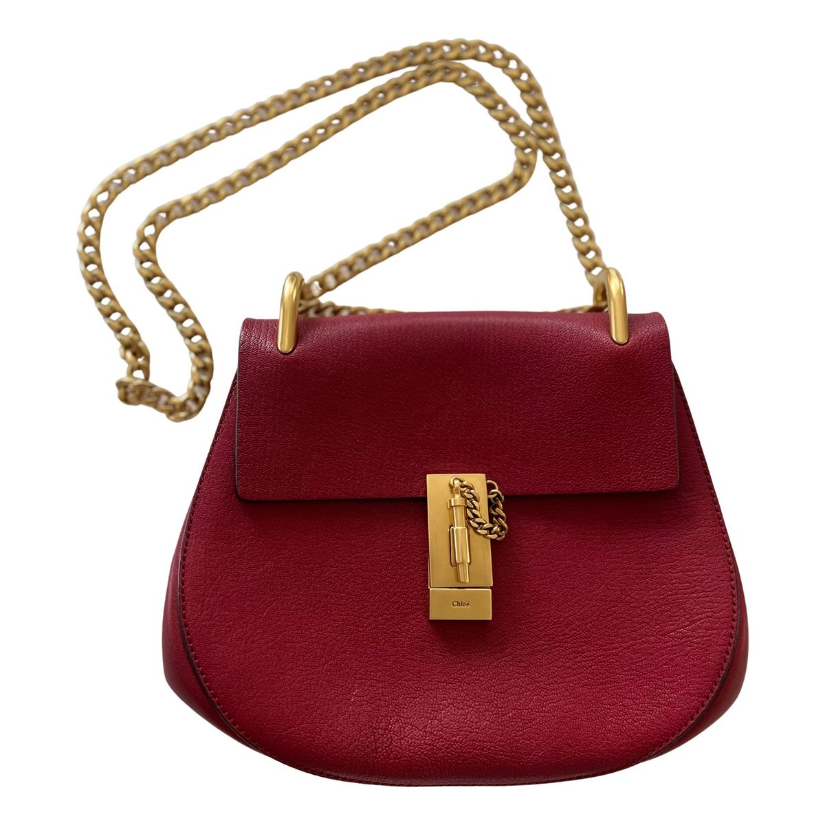 Drew leather crossbody bag