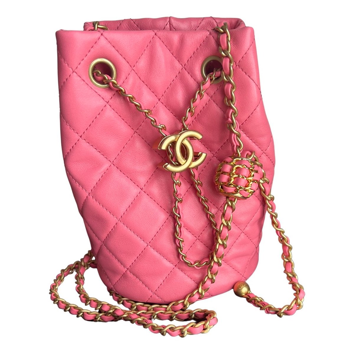 Gabrielle Bucket leather crossbody bag