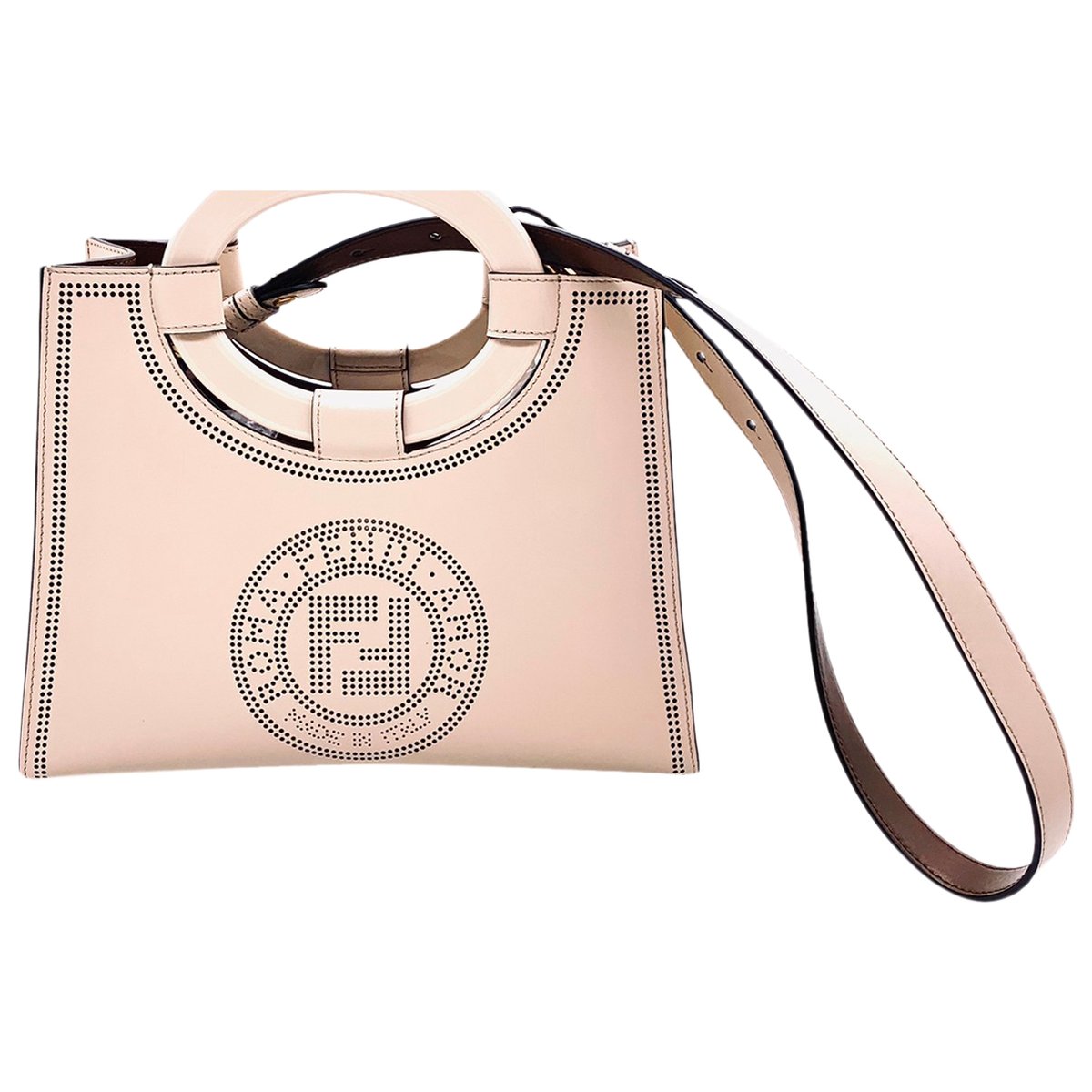 Runaway leather handbag