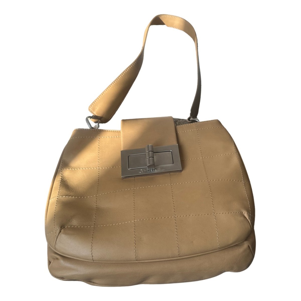 East West Chocolate Bar leather handbag