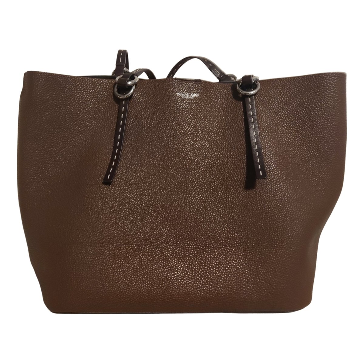 Leather tote