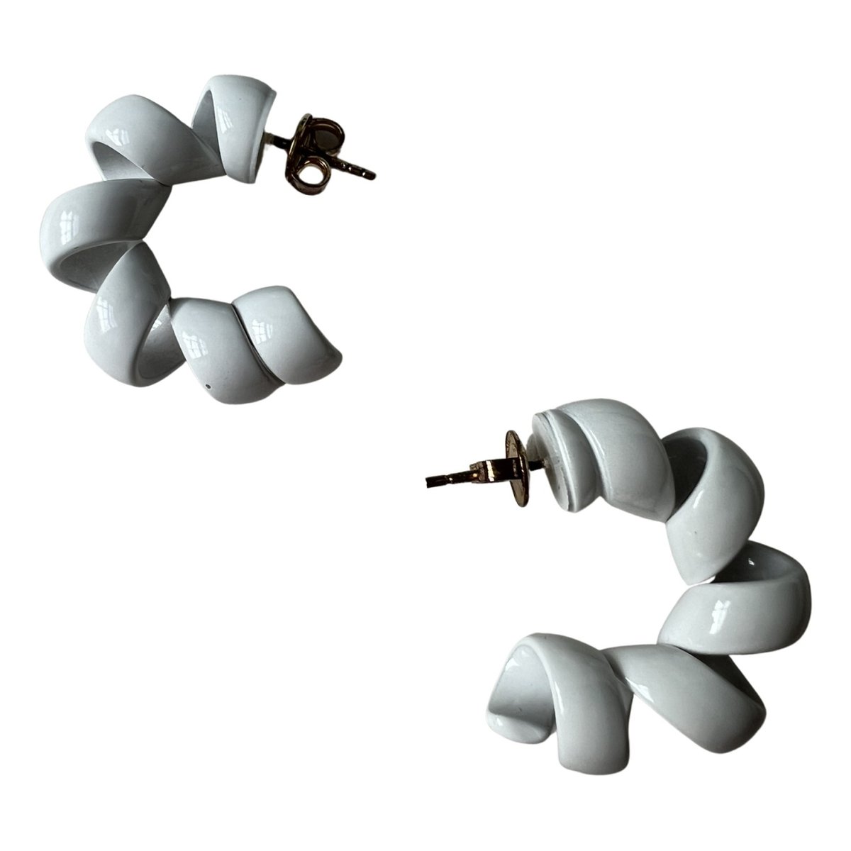 Turn ceramic earrings