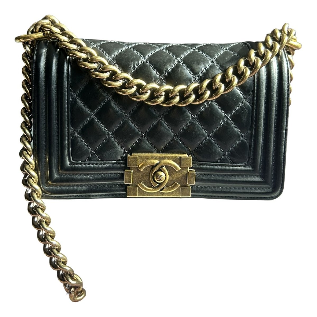 Boy leather crossbody bag
