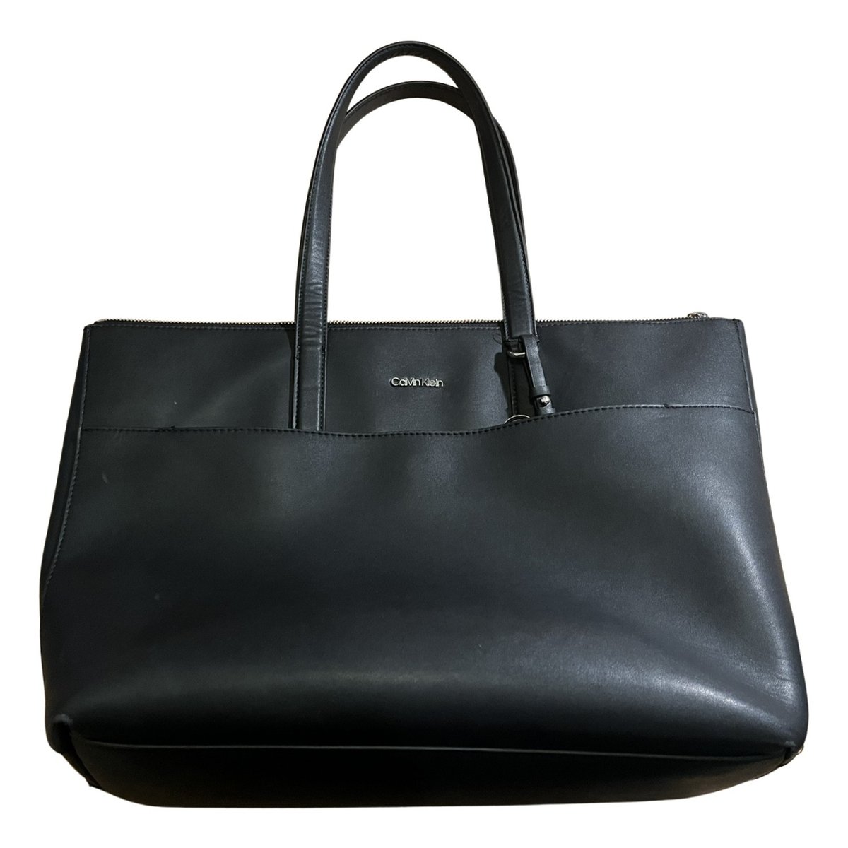 Leather tote
