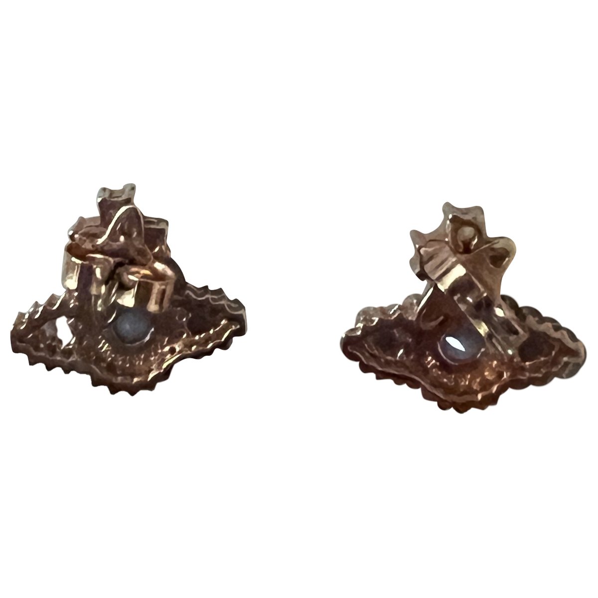 Ornella pink gold earrings