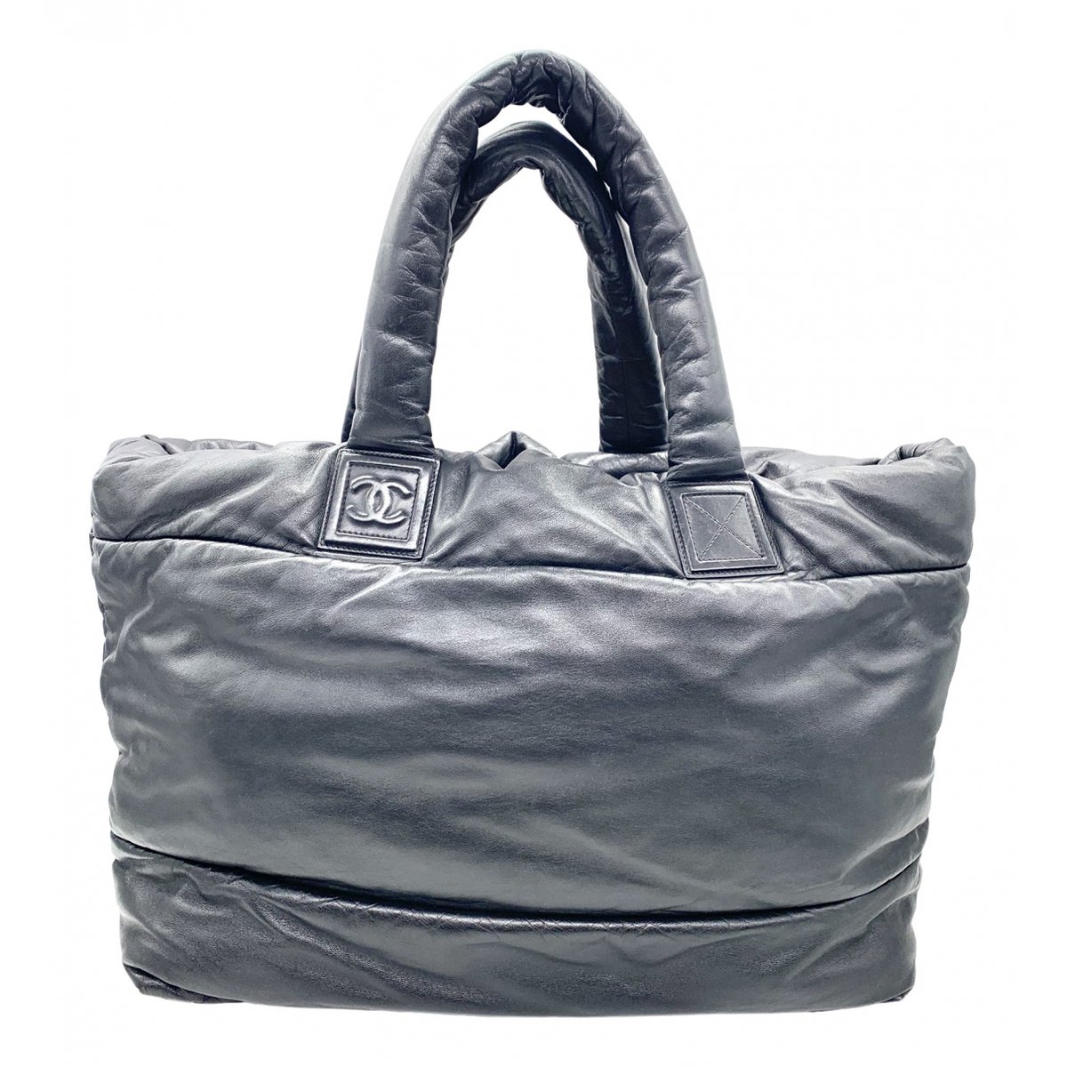 Cocoon leather handbag