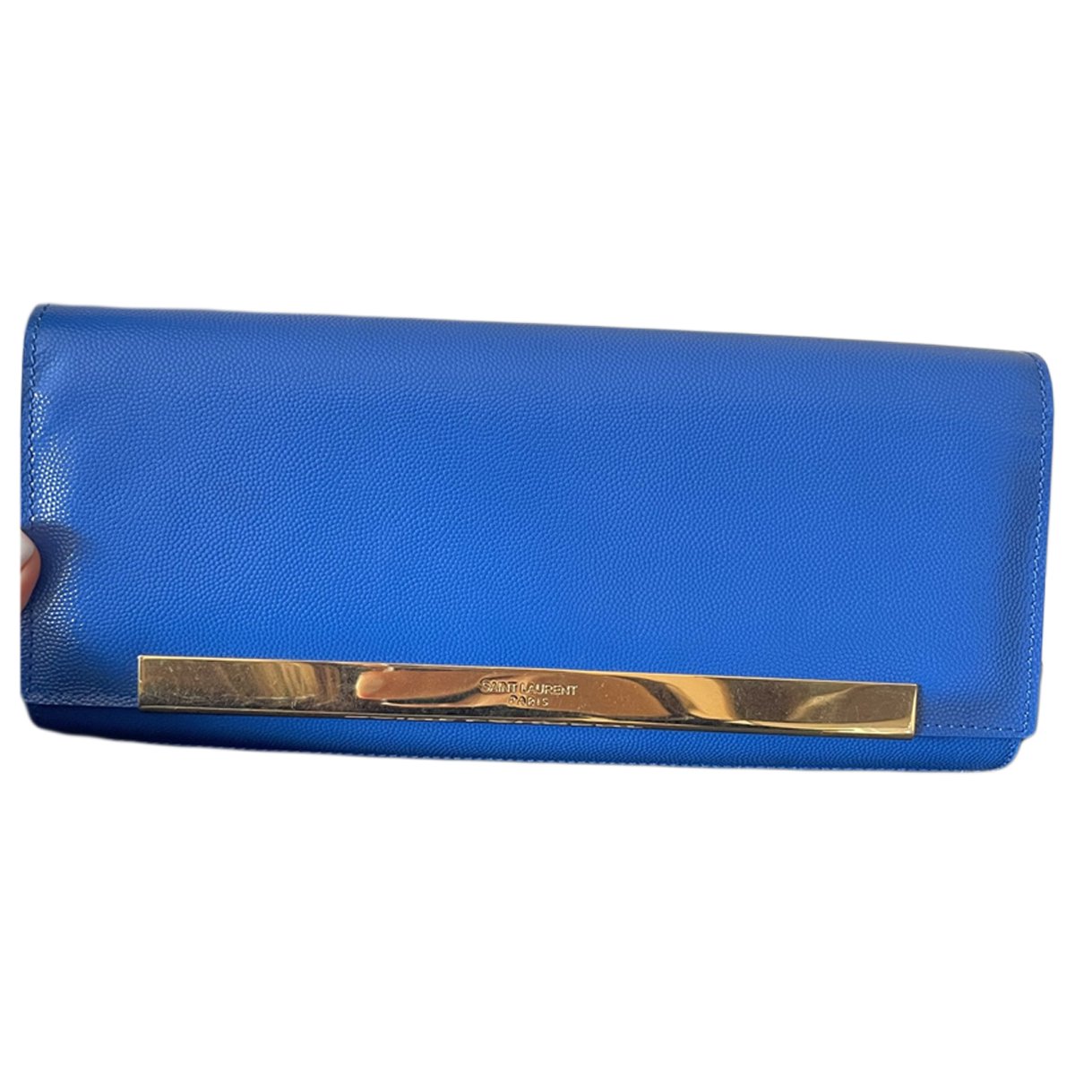 Portefeuille enveloppe leather clutch bag