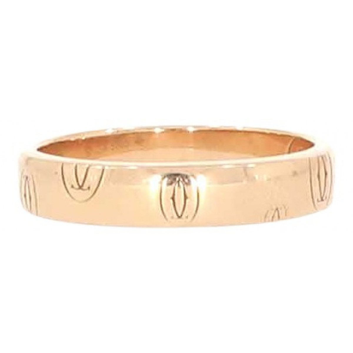 C pink gold ring