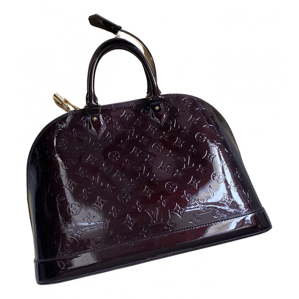 Alma patent leather handbag