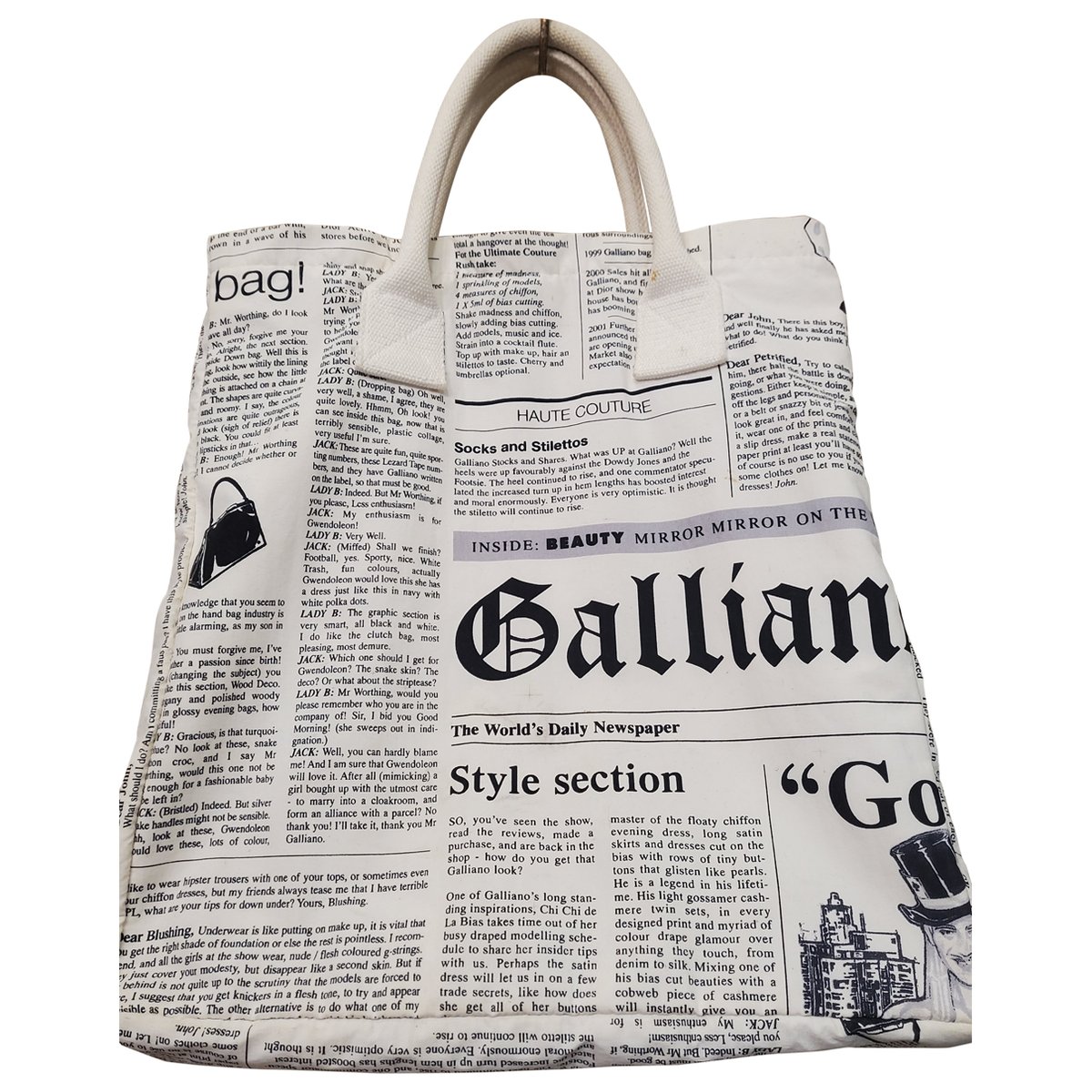 Papier cloth tote