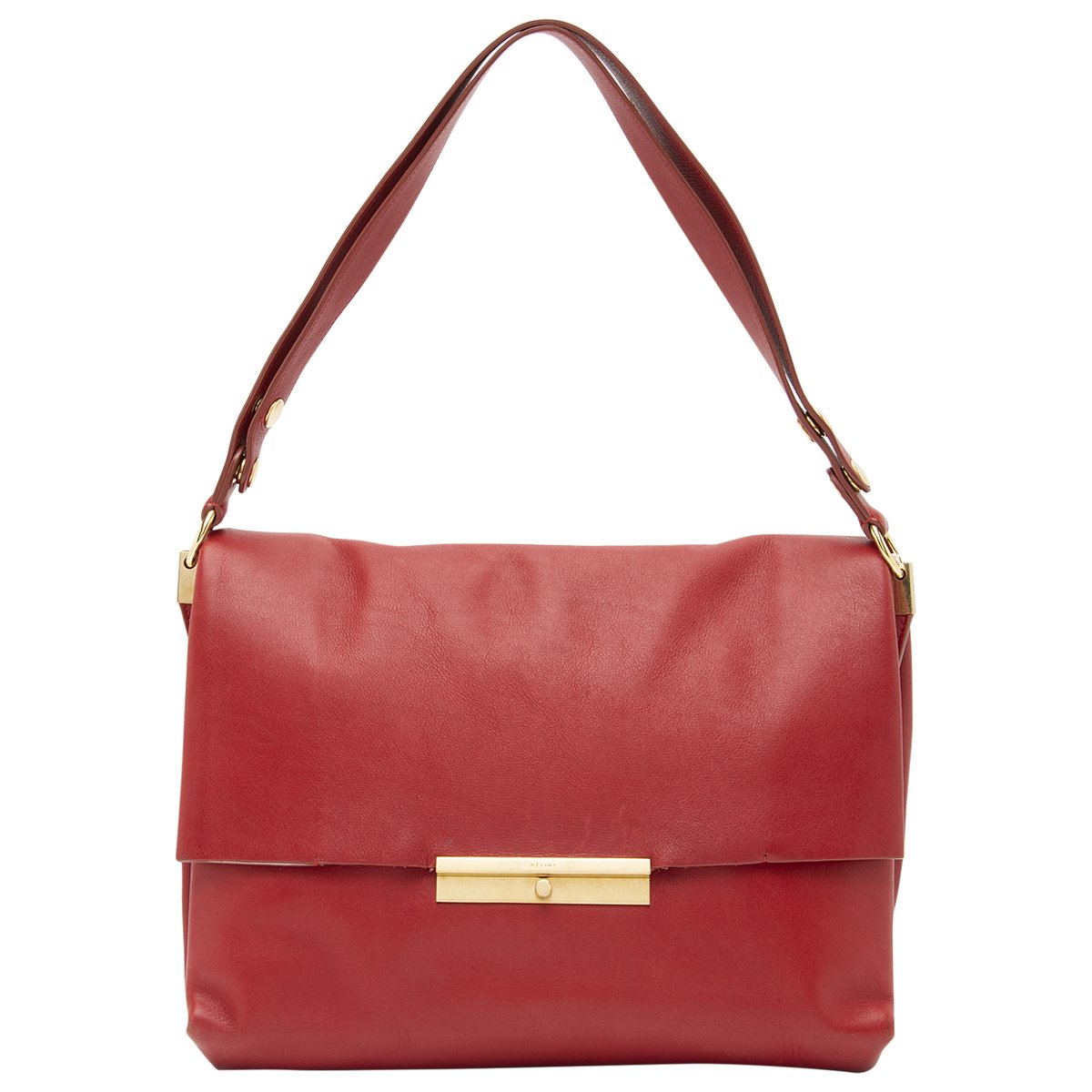 Blade leather crossbody bag