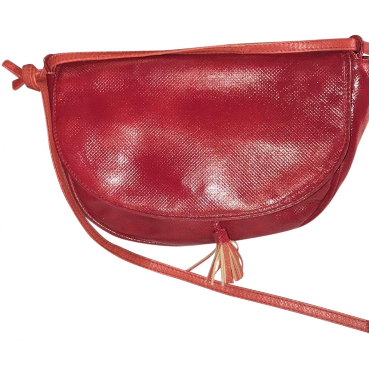 Beak leather crossbody bag