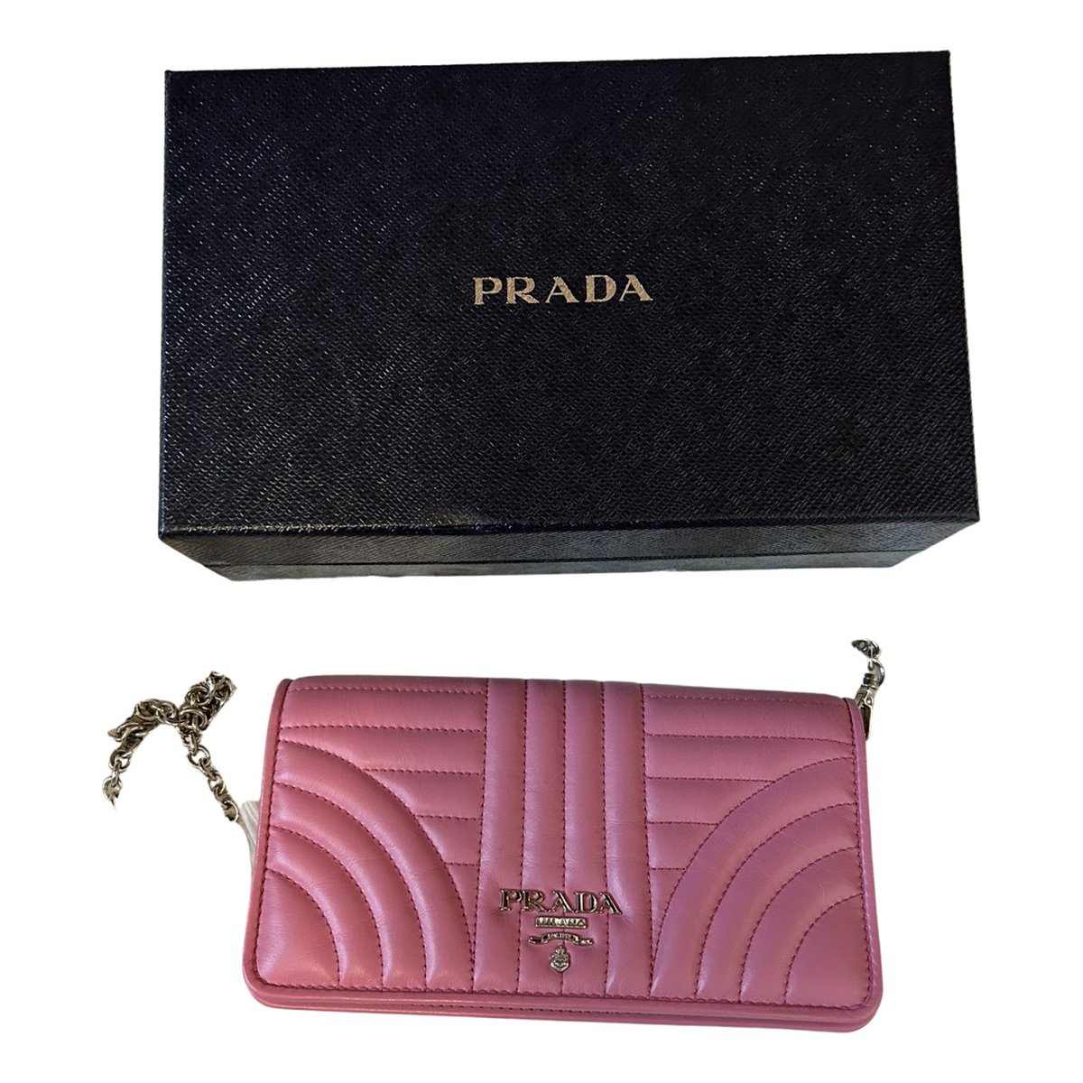 Diagramme leather handbag