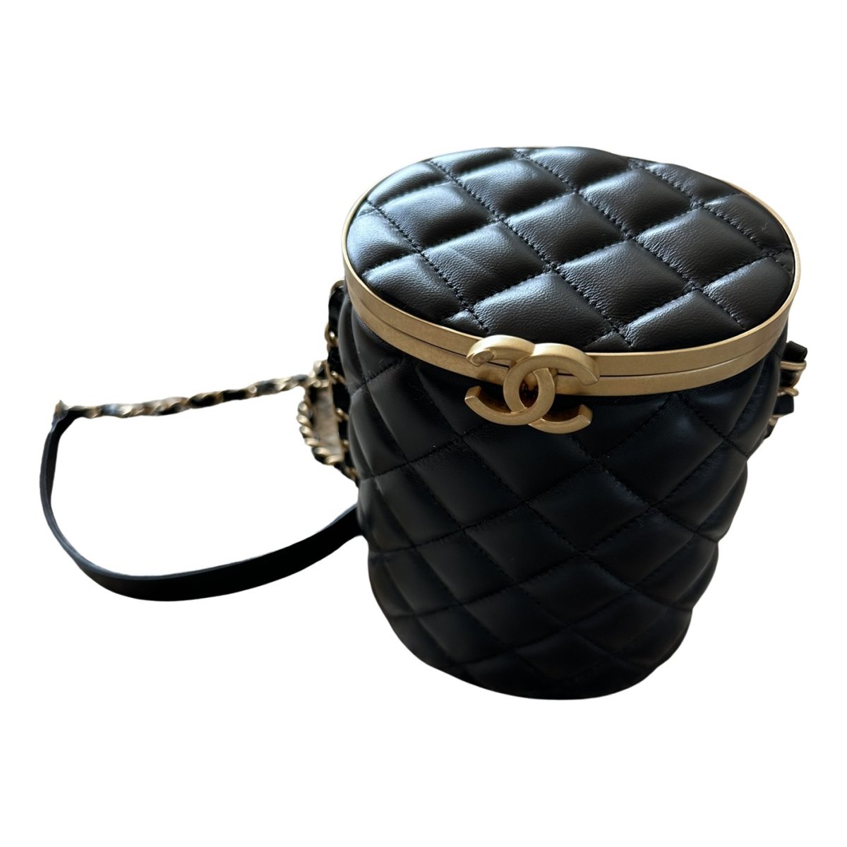Trendy CC Vanity leather handbag