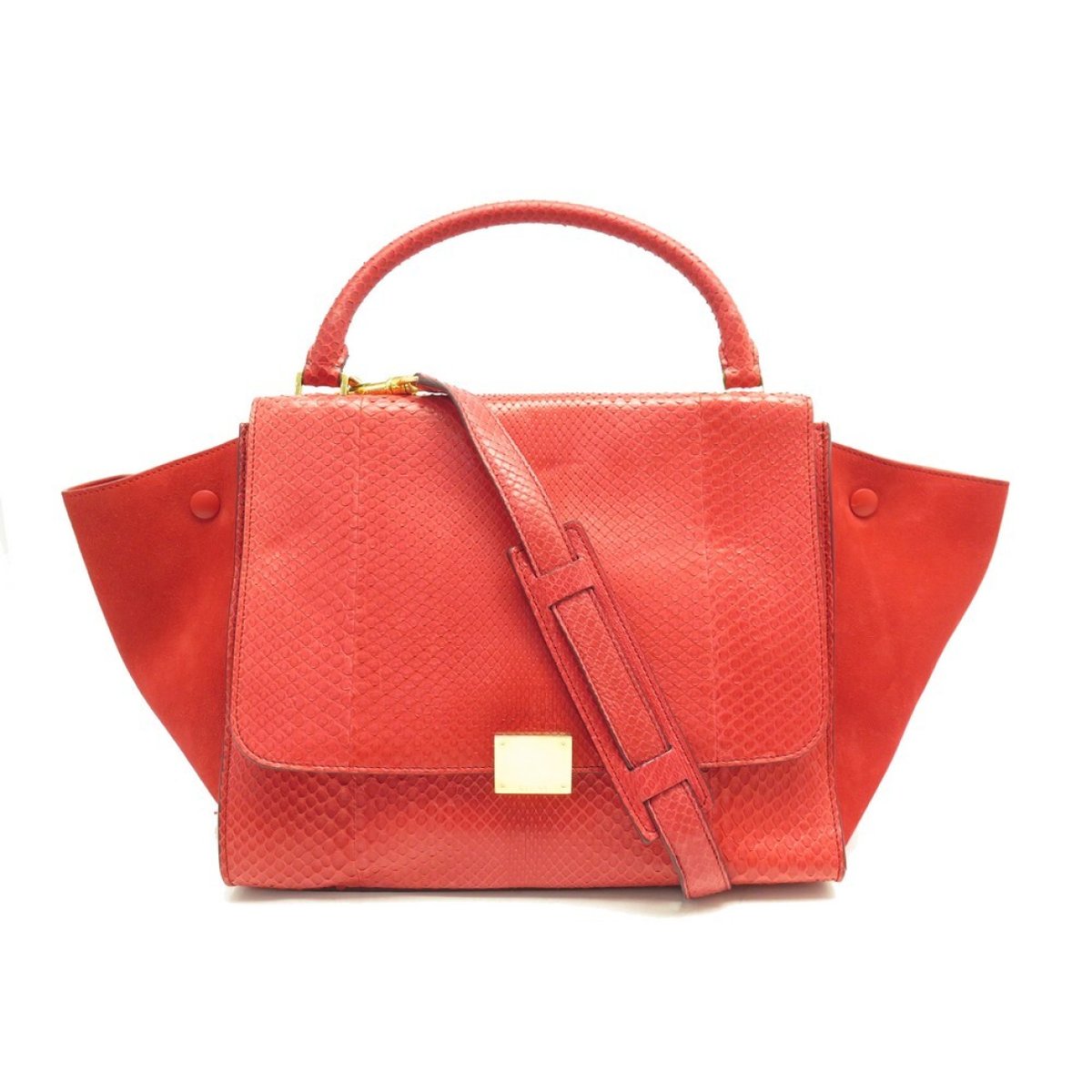 Trapeze linen handbag