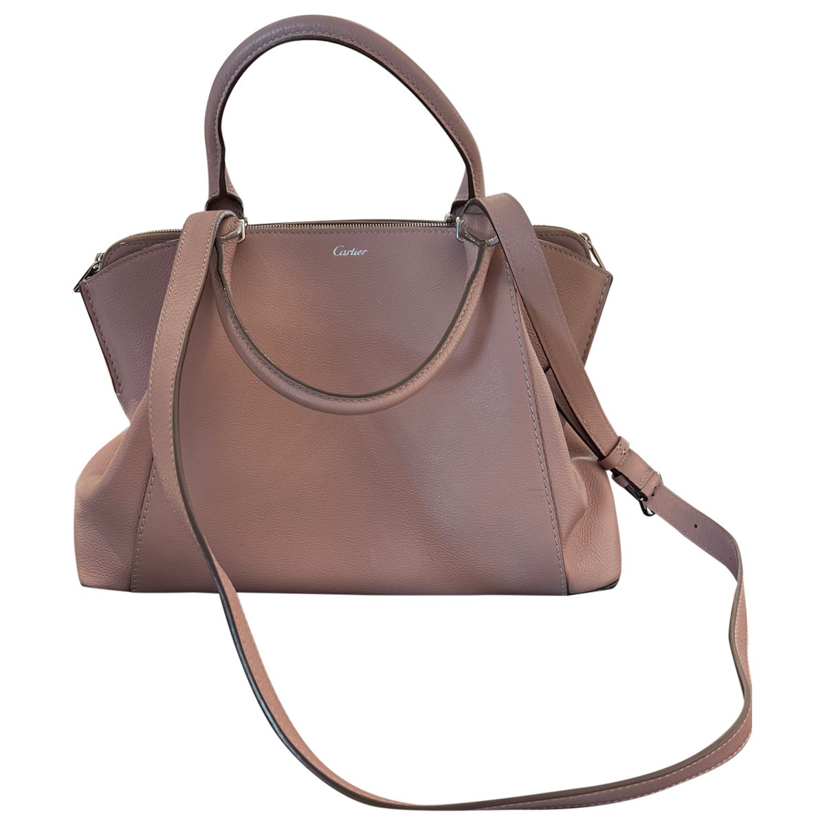 C leather crossbody bag