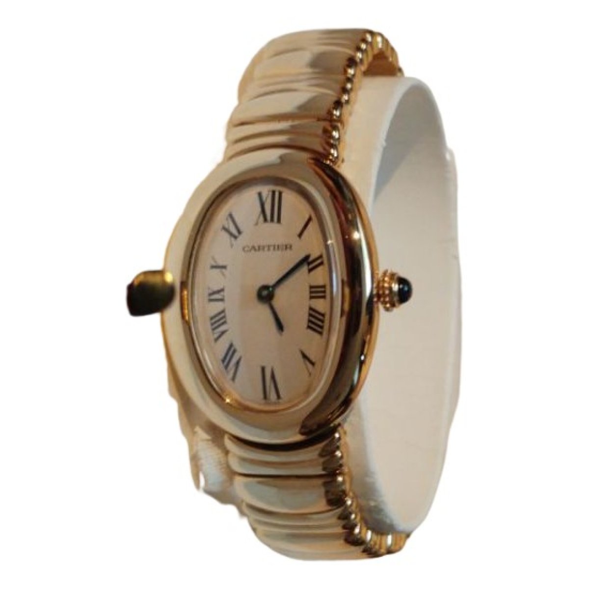 Baignoire yellow gold watch