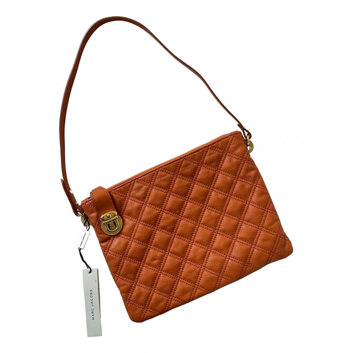 Single leather handbag