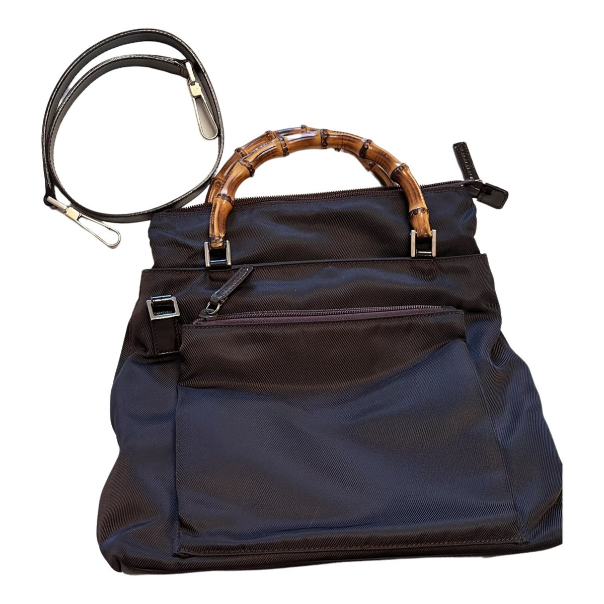 Vintage Bamboo cloth handbag