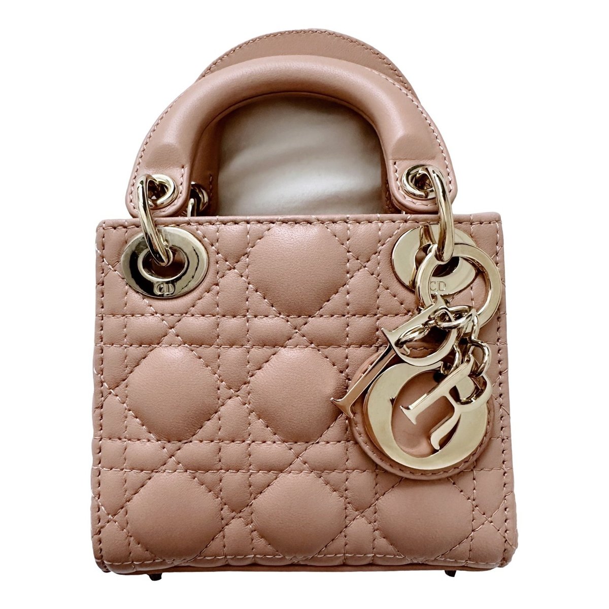 Lady Dior leather handbag