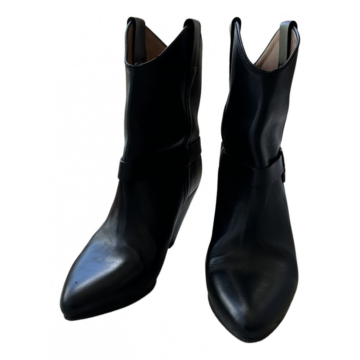 Lamsy leather ankle boots