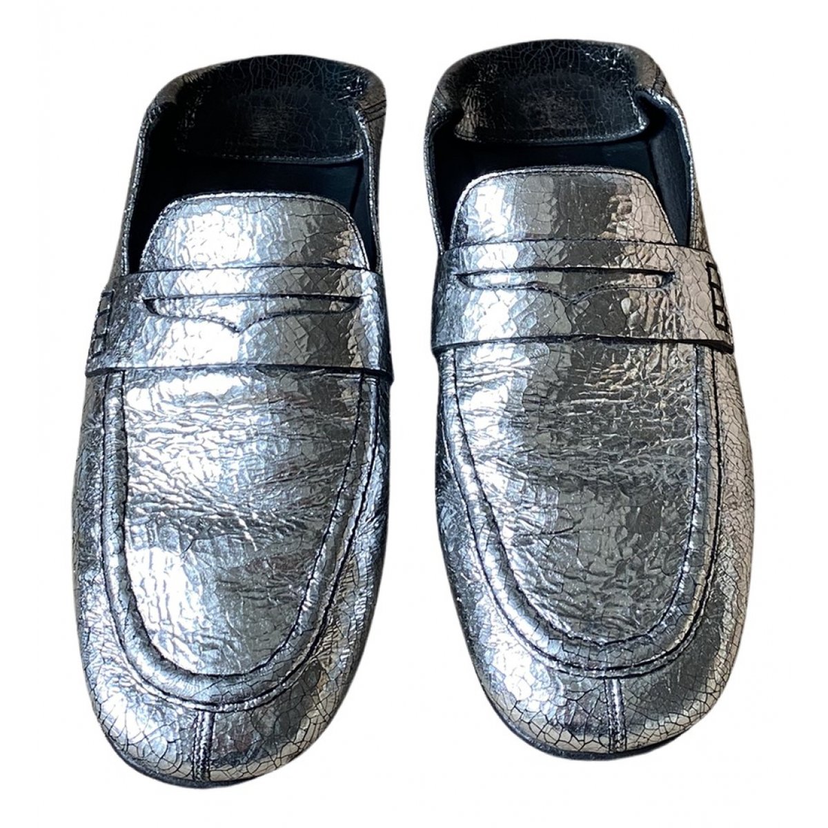 Fezzy leather flats