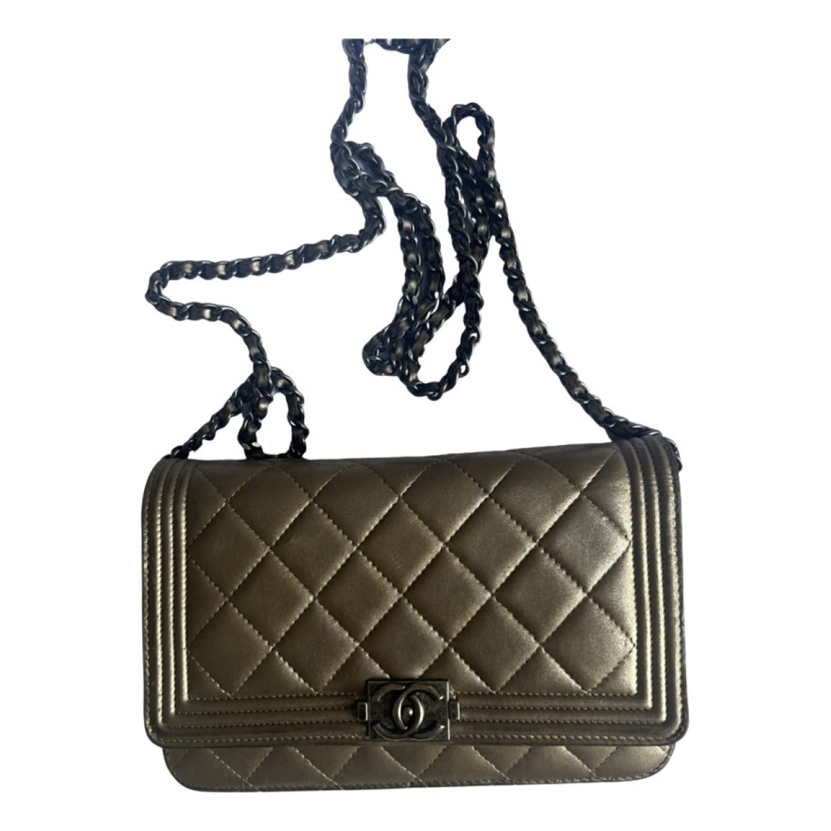 Boy leather crossbody bag