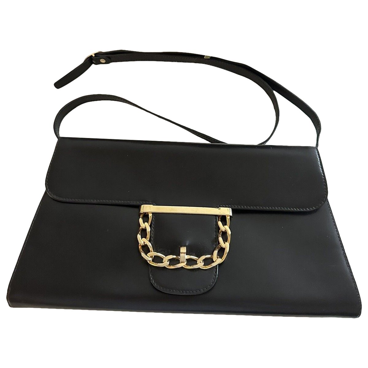 Pencil leather handbag