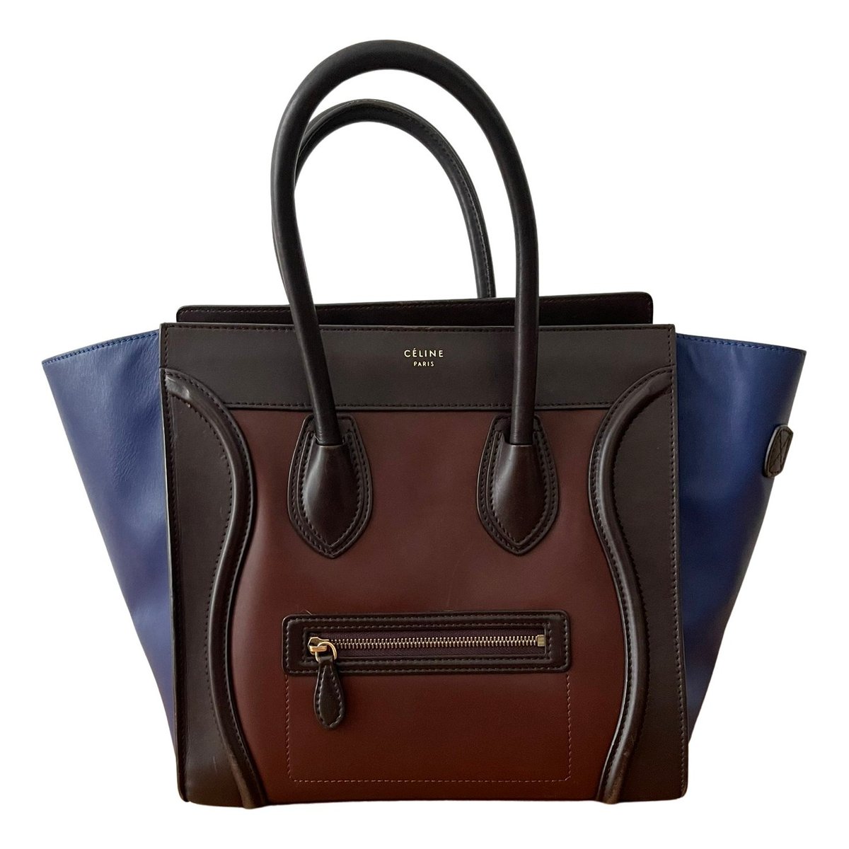 Luggage leather handbag