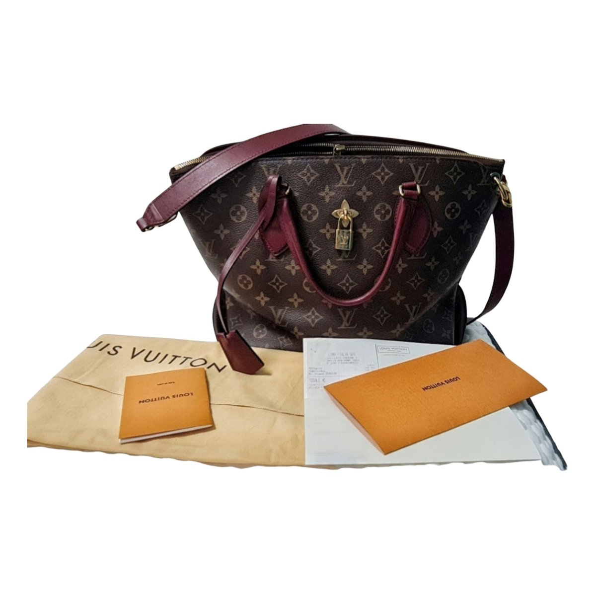 Flower Tote leather handbag