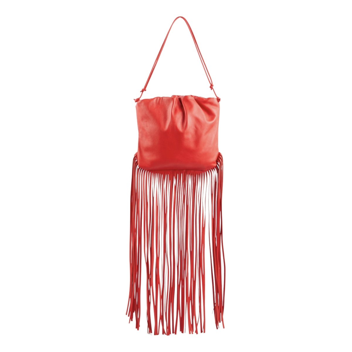 Fringe Pouch leather handbag