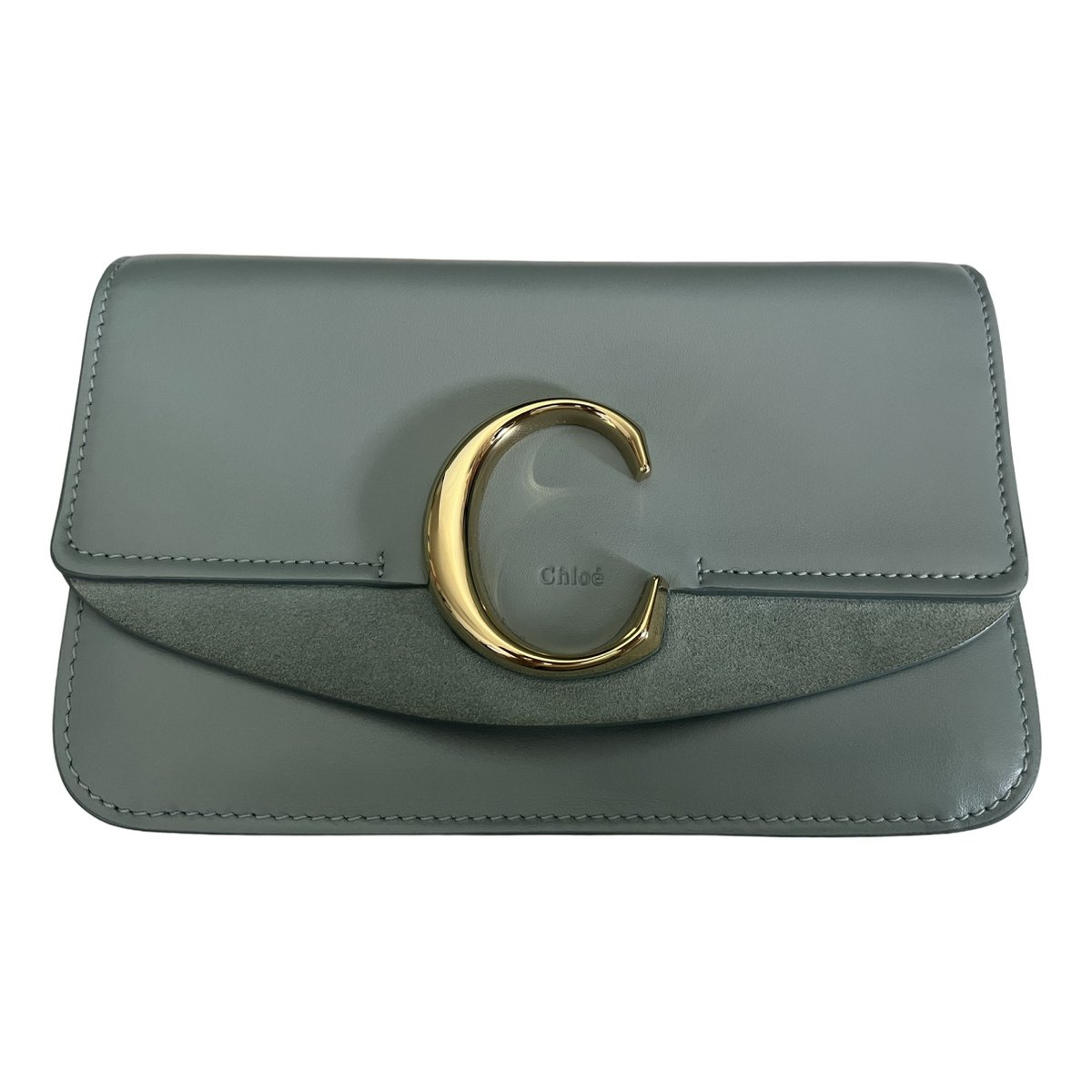 C leather crossbody bag
