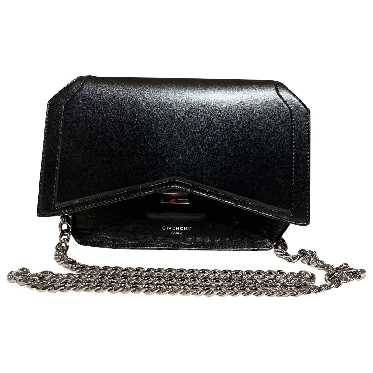 Bow Cut leather handbag
