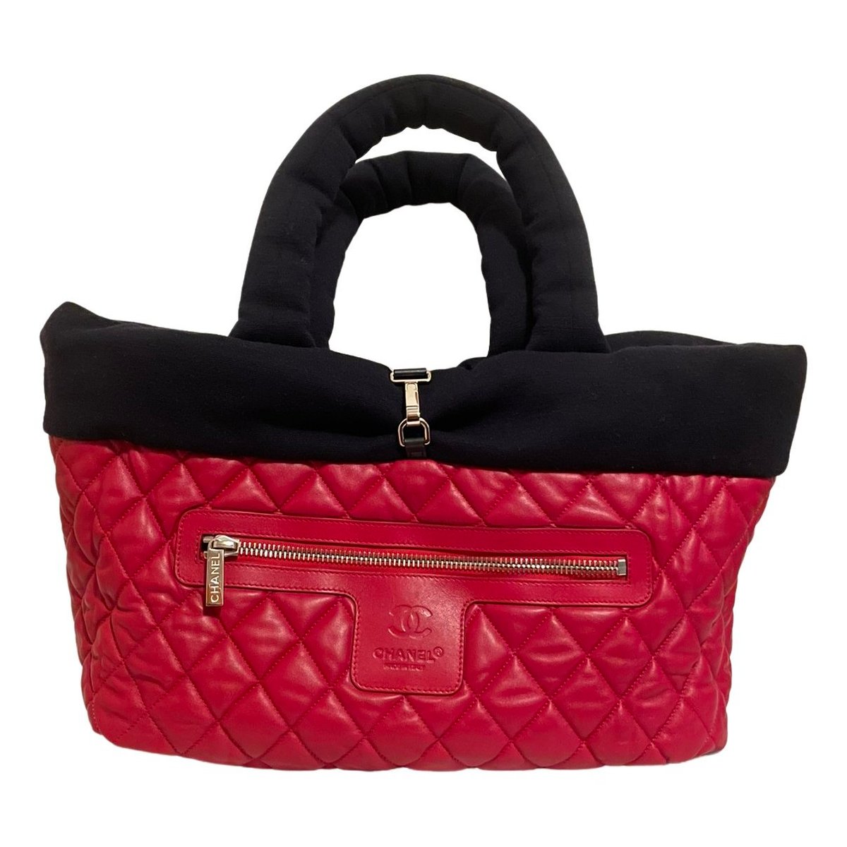 Cocoon leather tote