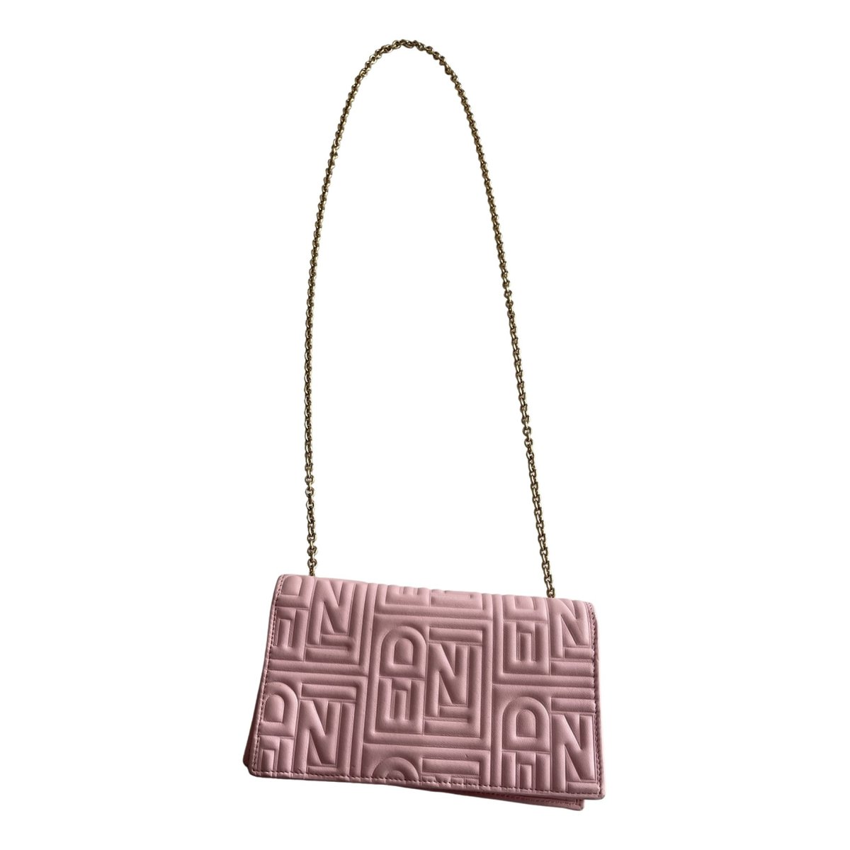 Wallet On Chain patent leather crossbody bag