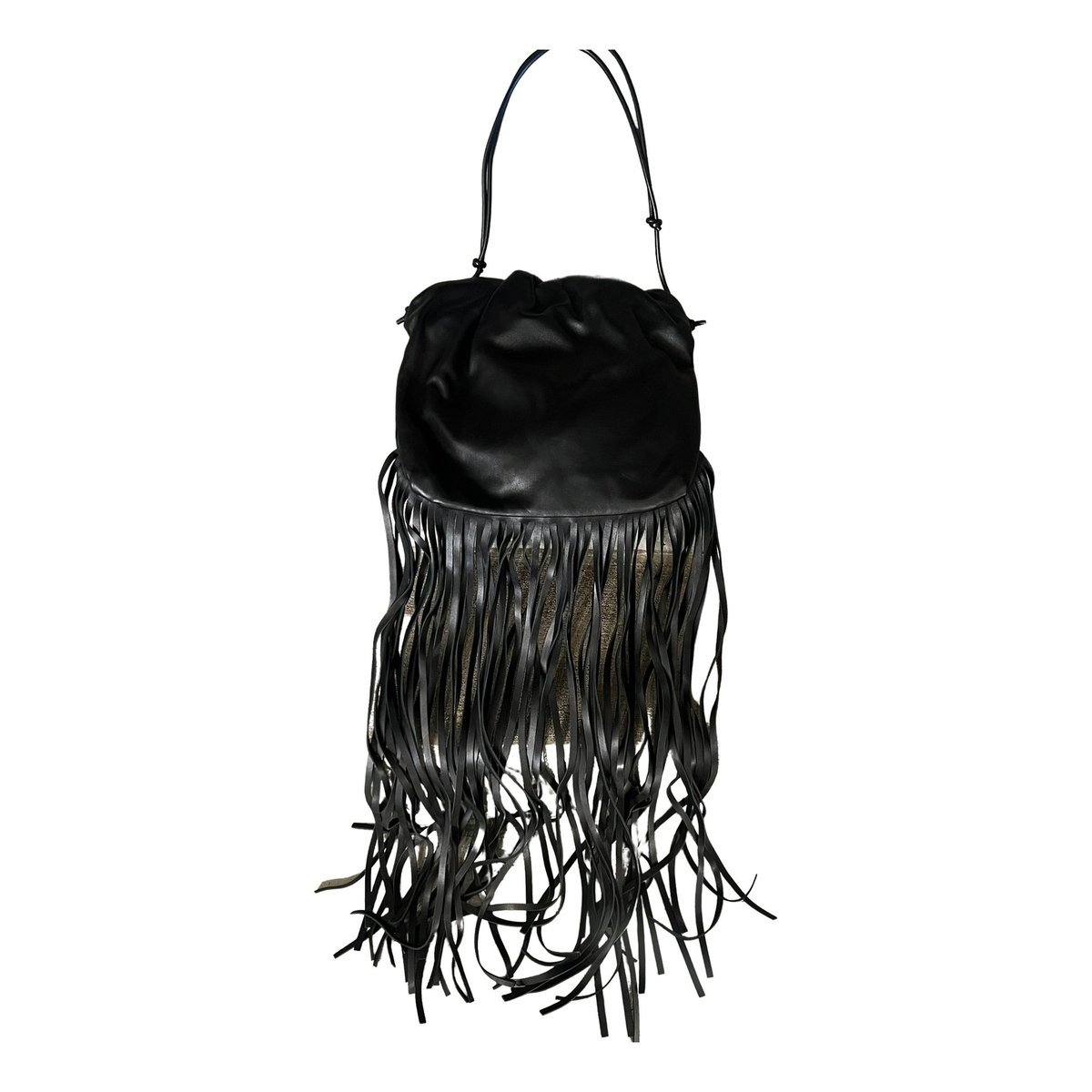Fringe Pouch leather crossbody bag