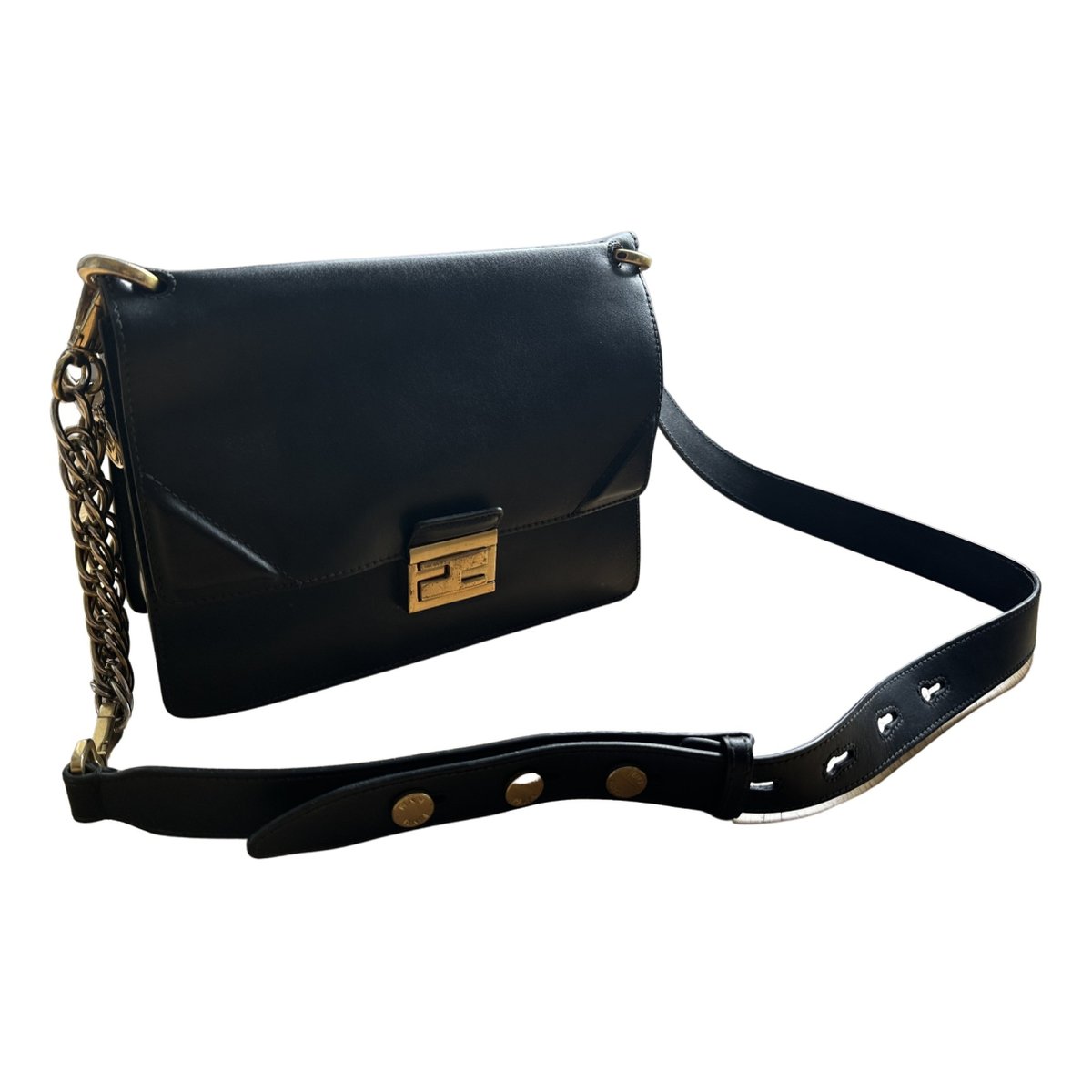 Kan U leather crossbody bag