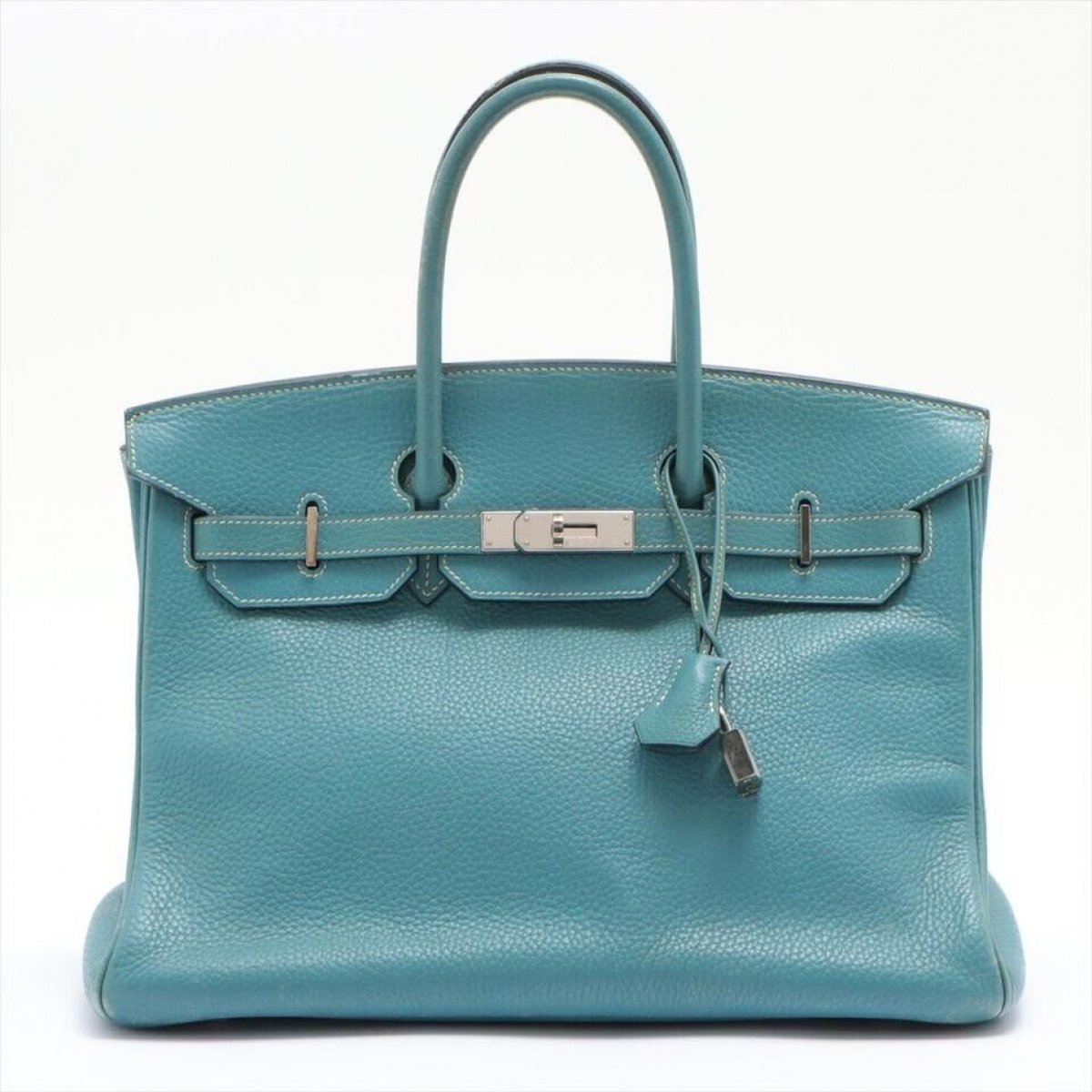 Birkin 35 leather satchel