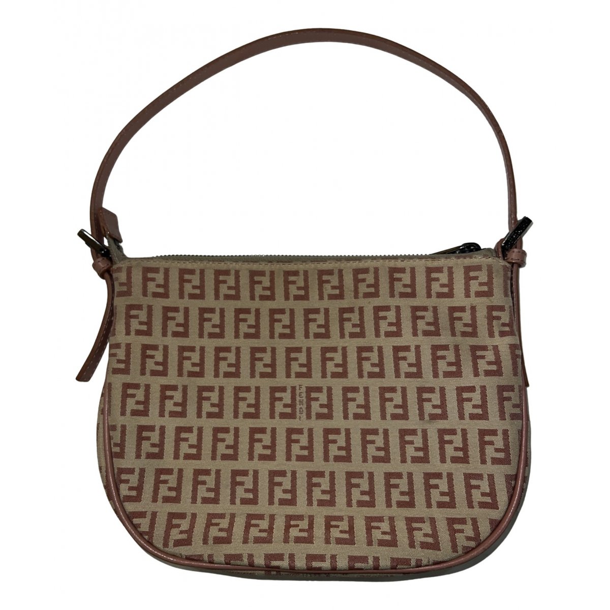 Croissant Vintage cloth handbag