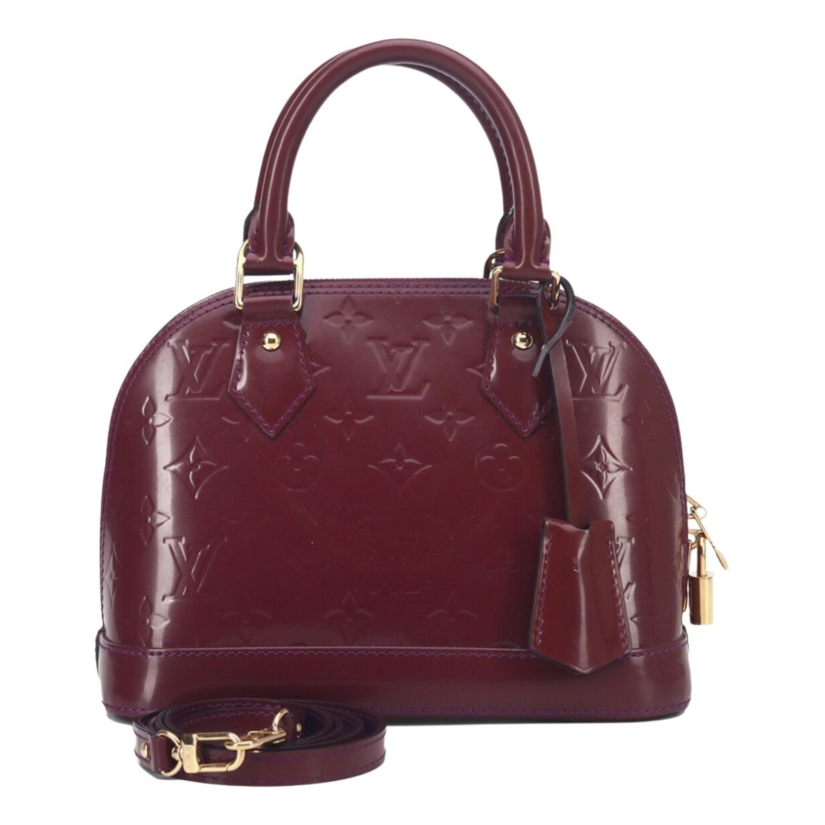 Alma BB patent leather satchel