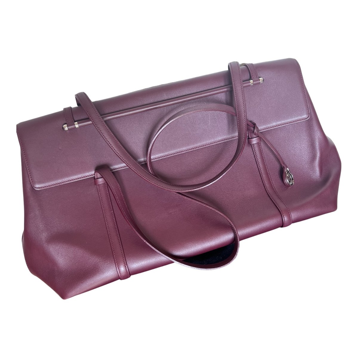Cabochon leather handbag