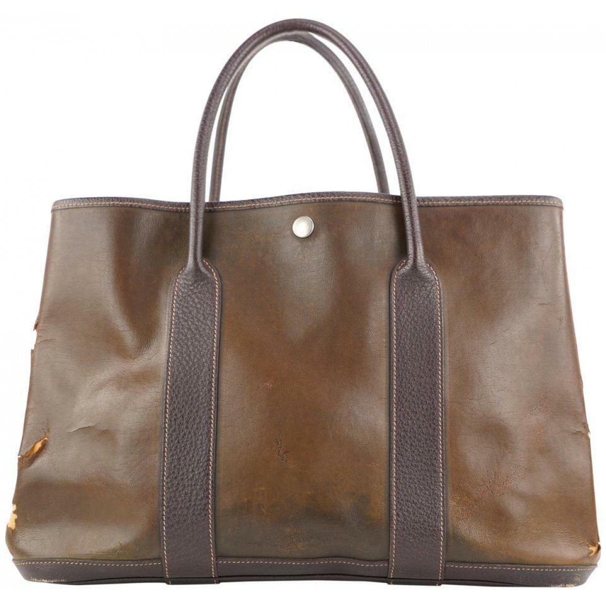 Garden Party leather handbag