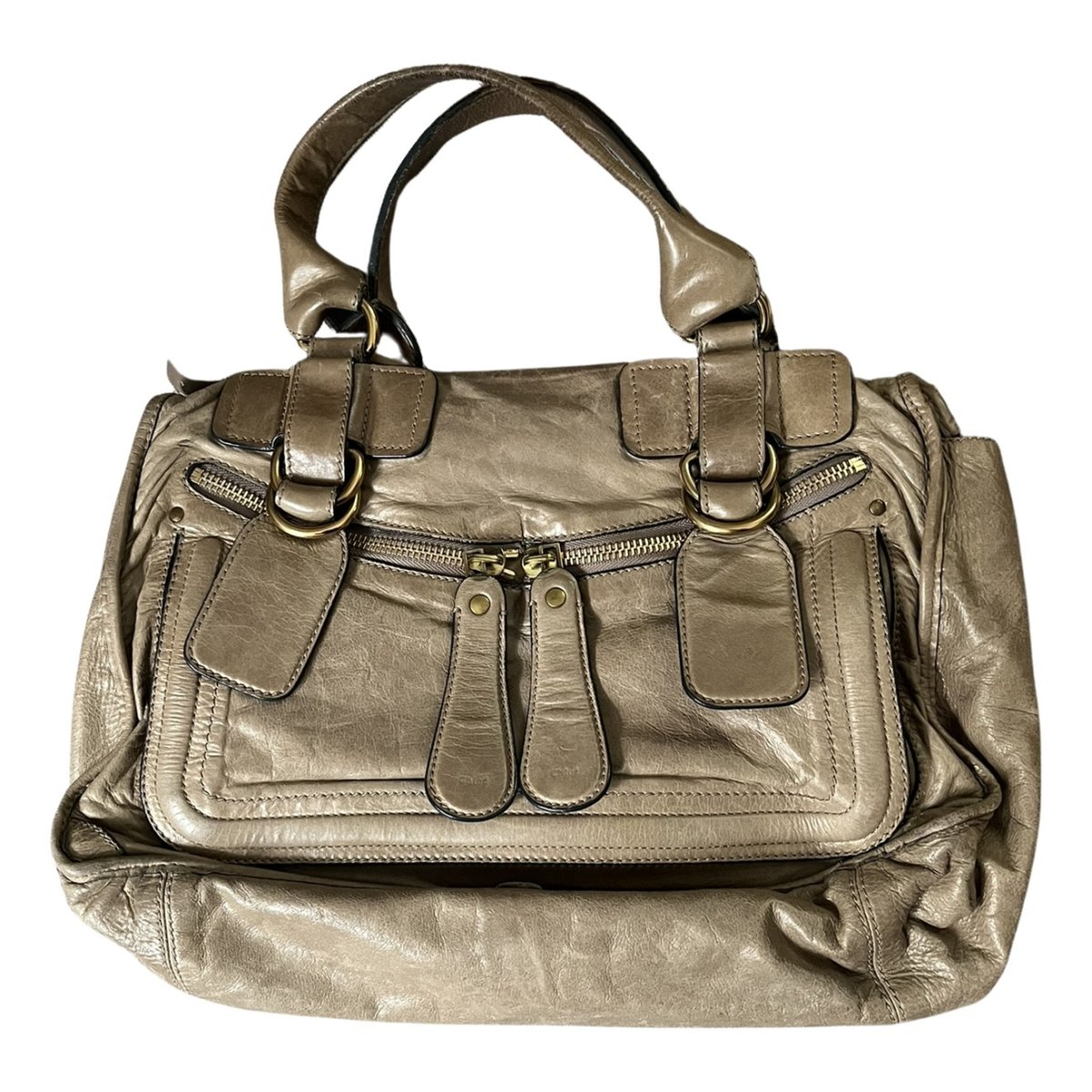 Bay leather handbag